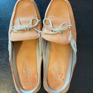Tommy Bahama Melon Mule Boat Shoes with Slip-On Design